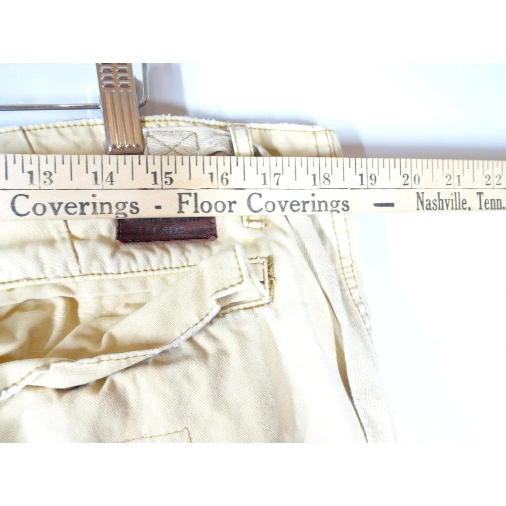 VTG Strivers Row Cargo Shorts Mens 36 Tan Utility Multi-Pocket Y2K Workwear 3176